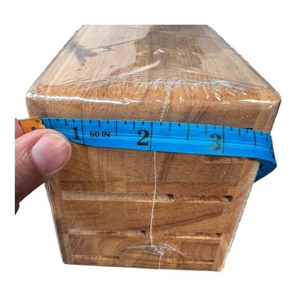 Wüsthof 9-Slot Knife Block – Rubberwood (New in Packaging) BX-11 / #7250-1 Wood - Picture 6 of 8